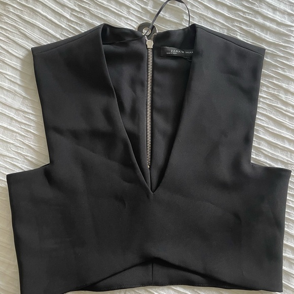 Zara black crop top - Picture 3 of 3